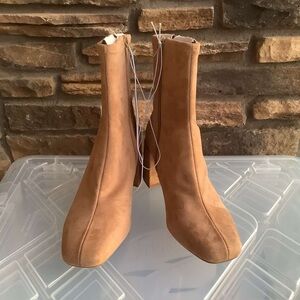 A New Day new Tan Suede Ankle Boots